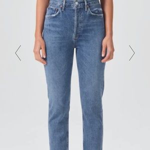 AGOLDE Riley jean in frequency wash